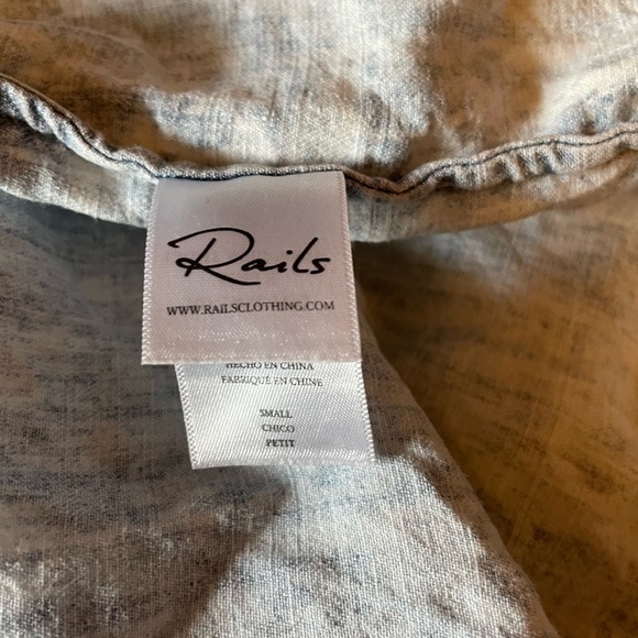 Rails Adele light acid wash shirt dress - Picture 5 of 7